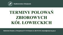 Terminarz polowań zbiorowych